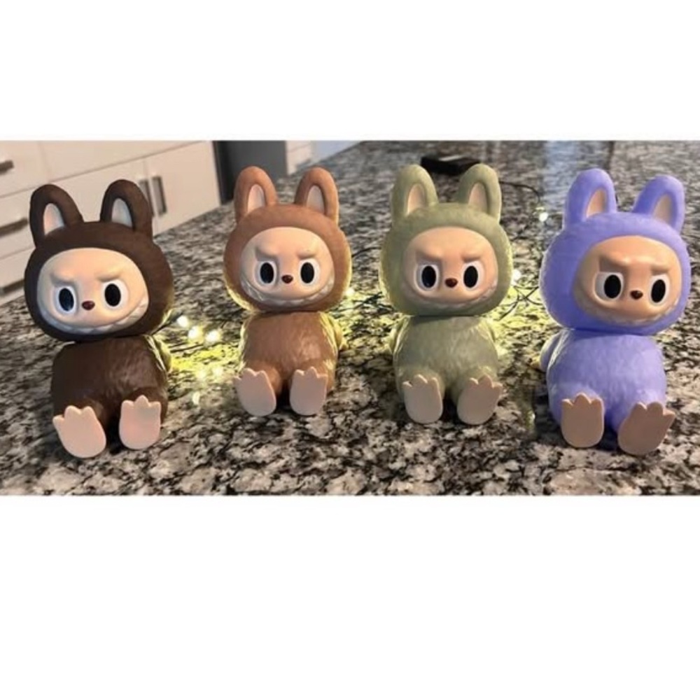 1 Labubu Adorable Bunny Monster Figurine in Multiple Colors – Decorative Shelf